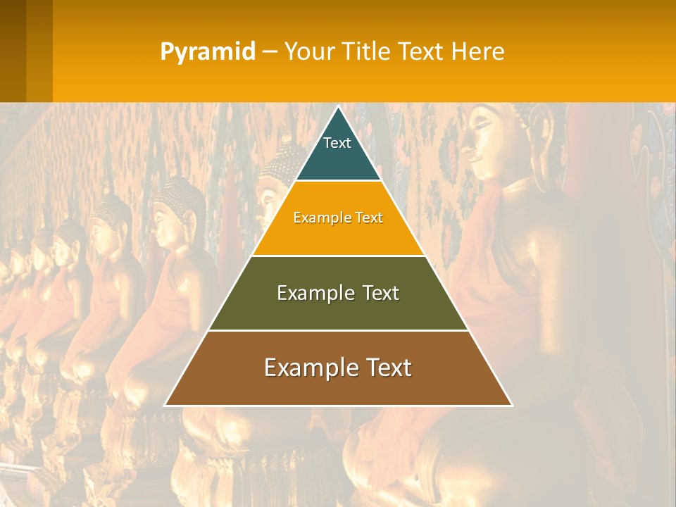 Statue Gold Ayuthaya PowerPoint Template