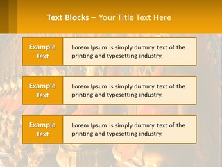 Statue Gold Ayuthaya PowerPoint Template