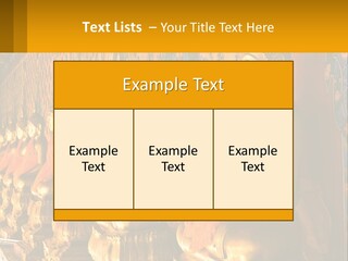Statue Gold Ayuthaya PowerPoint Template