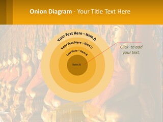 Statue Gold Ayuthaya PowerPoint Template