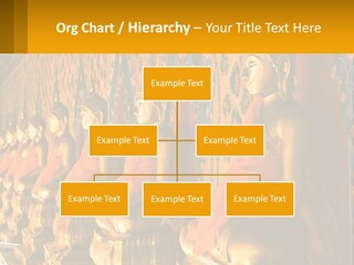 Statue Gold Ayuthaya PowerPoint Template