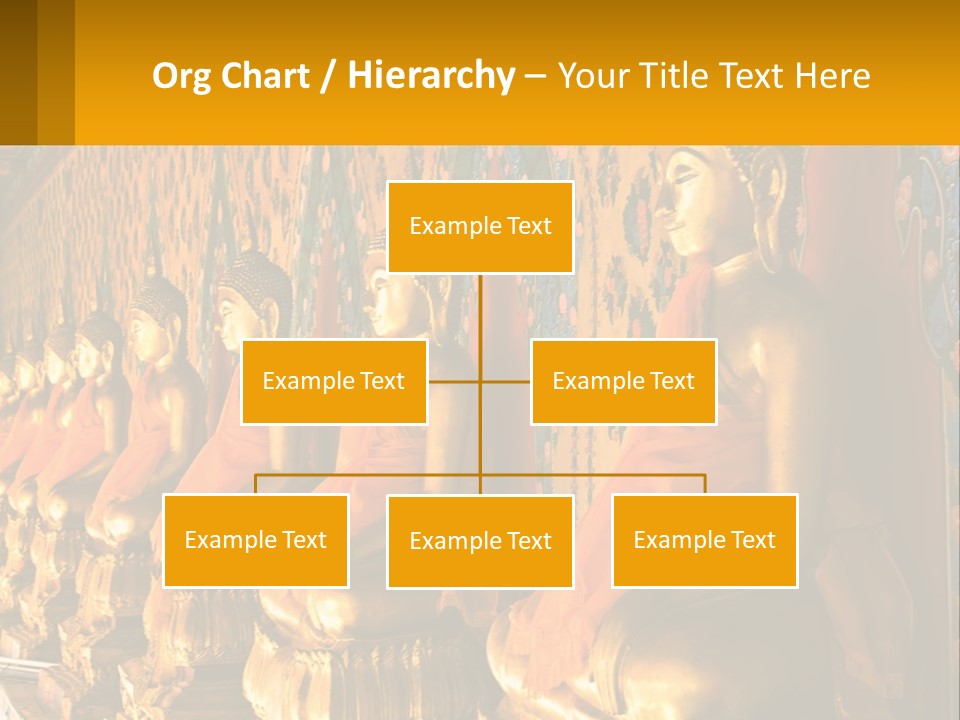 Statue Gold Ayuthaya PowerPoint Template