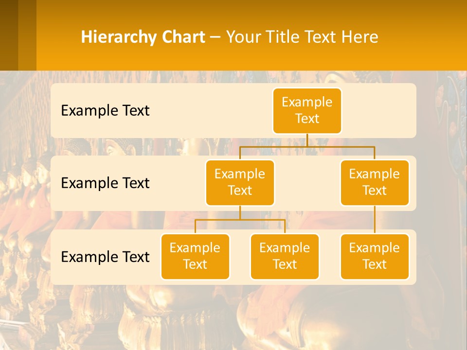 Statue Gold Ayuthaya PowerPoint Template