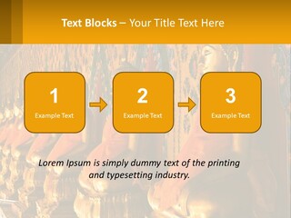 Statue Gold Ayuthaya PowerPoint Template