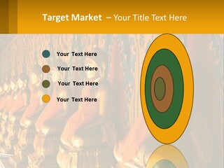 Statue Gold Ayuthaya PowerPoint Template