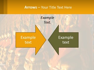 Statue Gold Ayuthaya PowerPoint Template