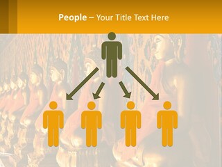 Statue Gold Ayuthaya PowerPoint Template