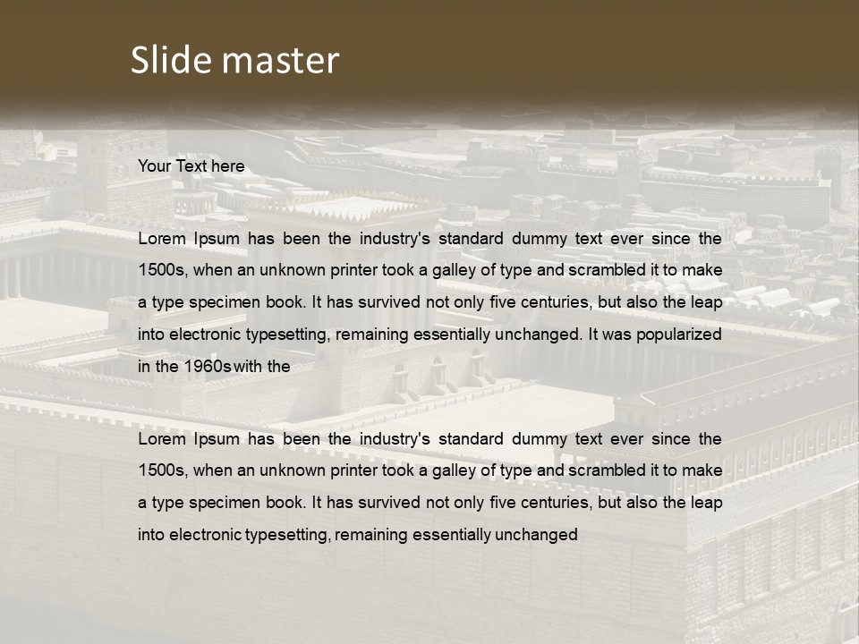 Hand Background Dream PowerPoint Template