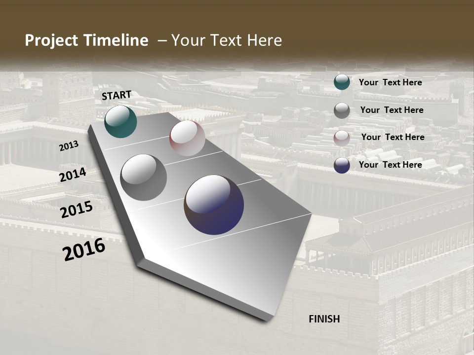 Hand Background Dream PowerPoint Template