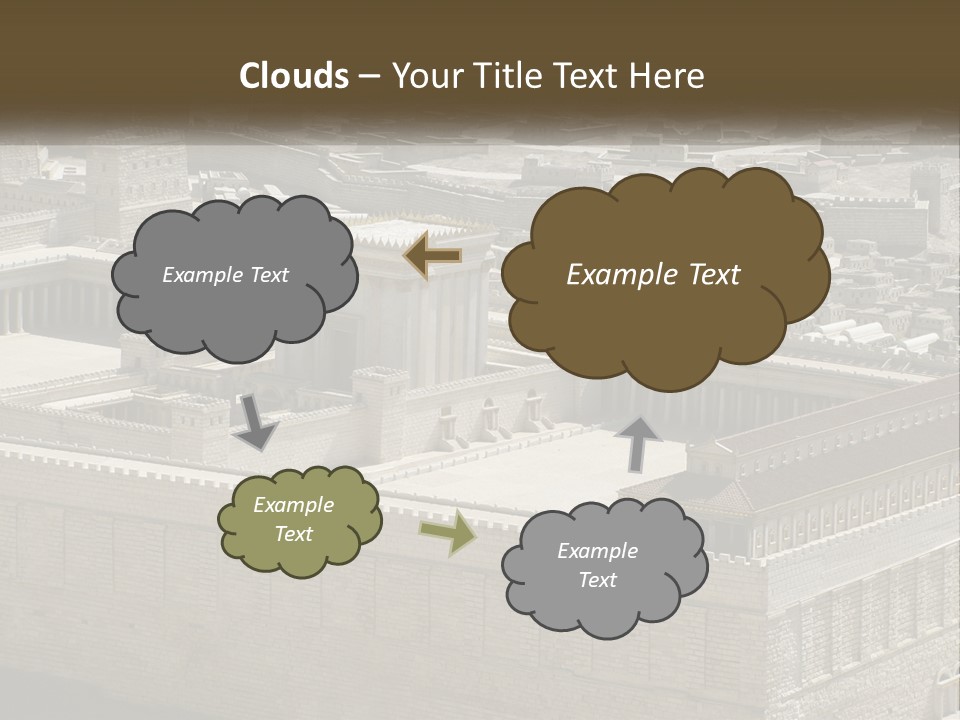 Hand Background Dream PowerPoint Template