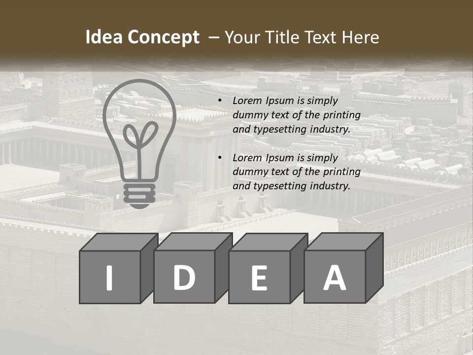 Hand Background Dream PowerPoint Template