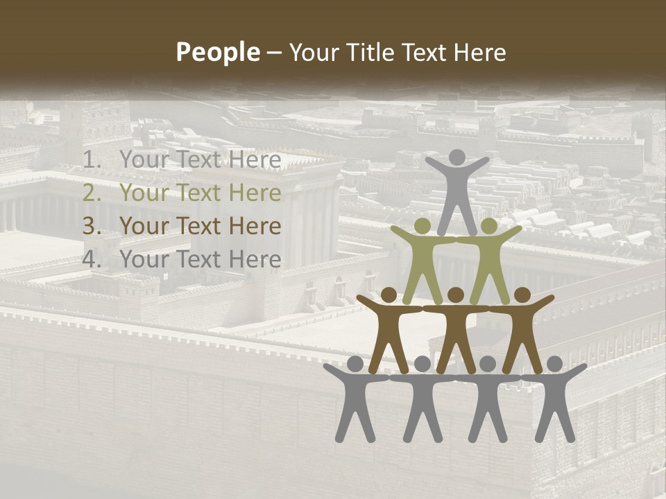 Hand Background Dream PowerPoint Template