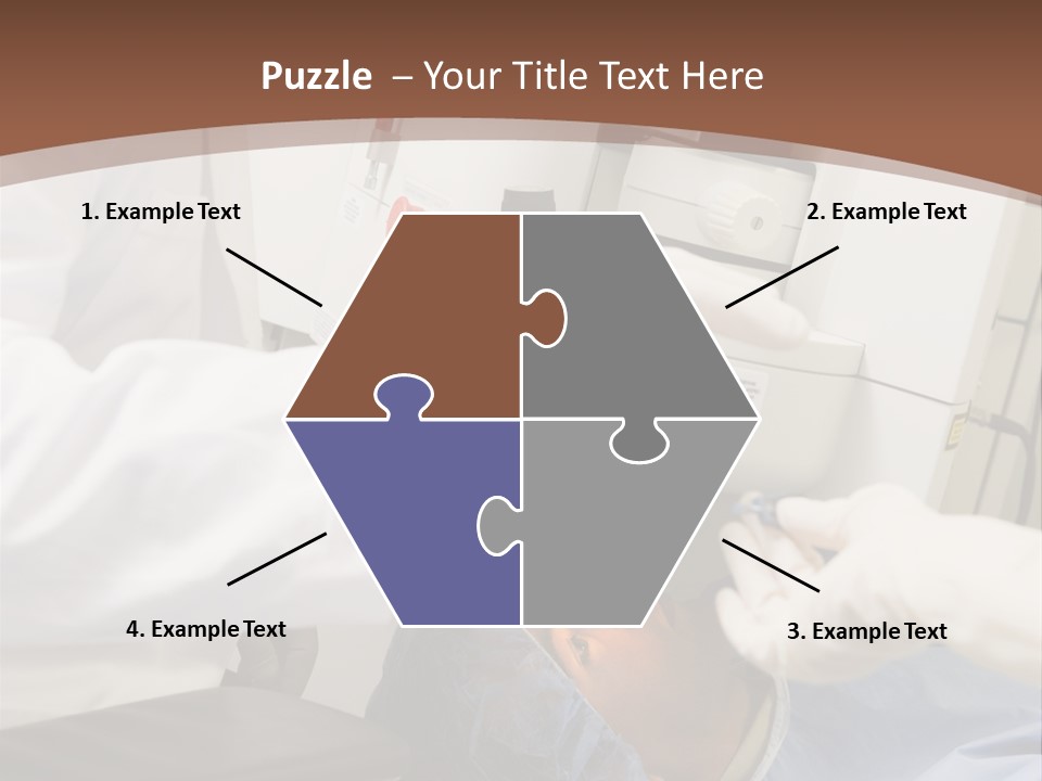 Blue Sky Background Green PowerPoint Template