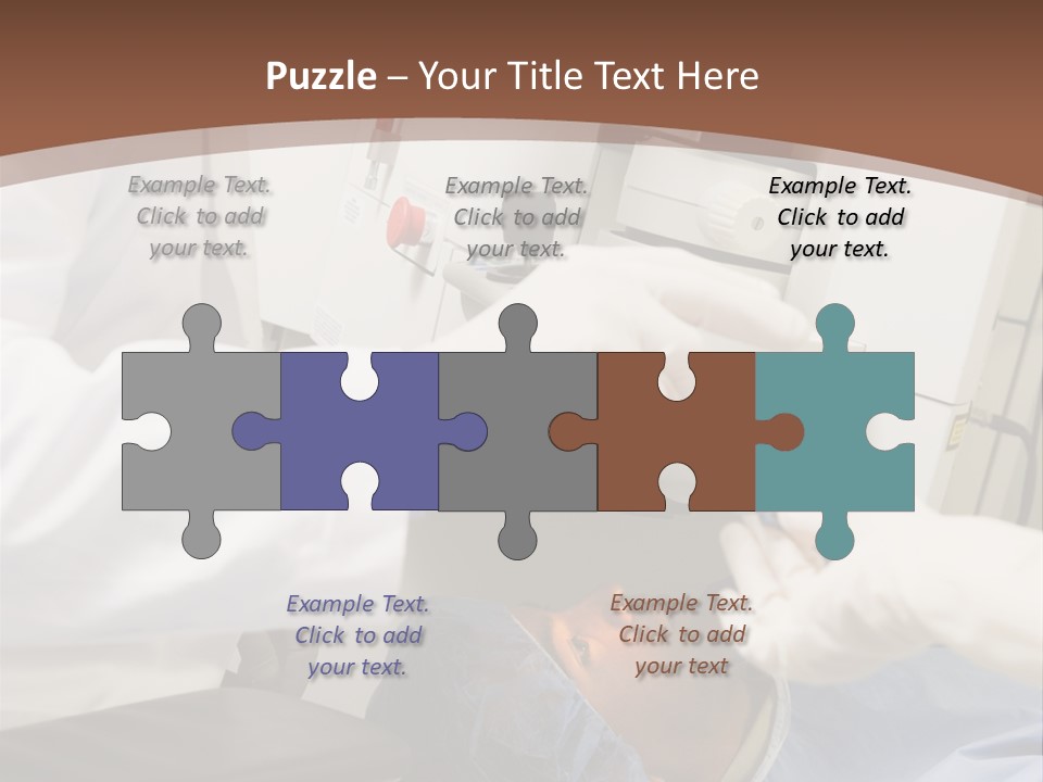 Blue Sky Background Green PowerPoint Template