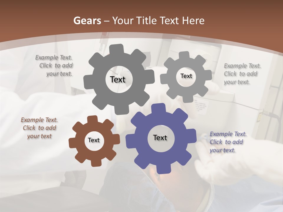 Blue Sky Background Green PowerPoint Template