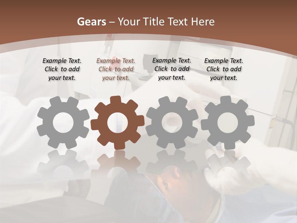 Blue Sky Background Green PowerPoint Template