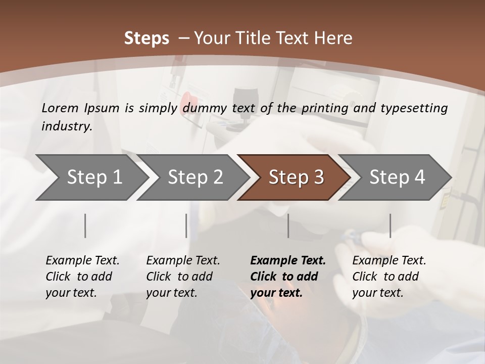 Blue Sky Background Green PowerPoint Template