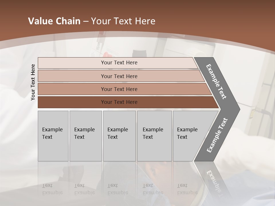 Blue Sky Background Green PowerPoint Template
