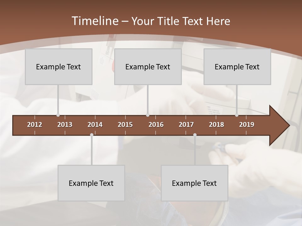 Blue Sky Background Green PowerPoint Template