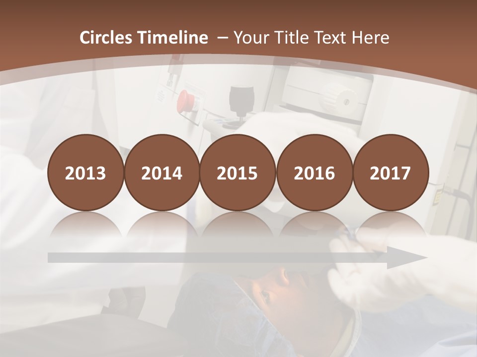 Blue Sky Background Green PowerPoint Template