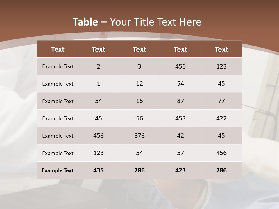 Blue Sky Background Green PowerPoint Template