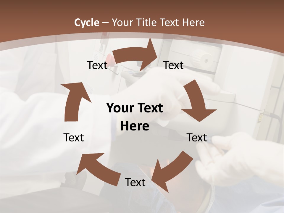 Blue Sky Background Green PowerPoint Template