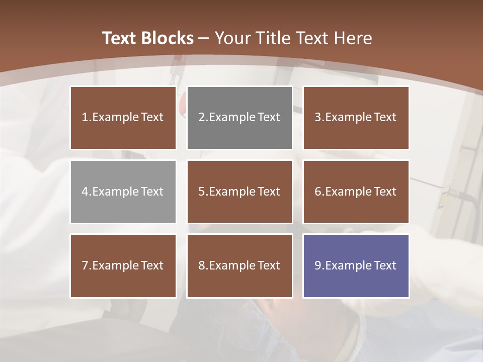 Blue Sky Background Green PowerPoint Template