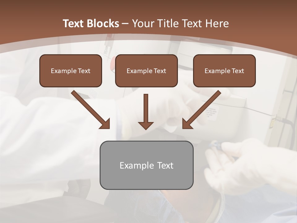 Blue Sky Background Green PowerPoint Template