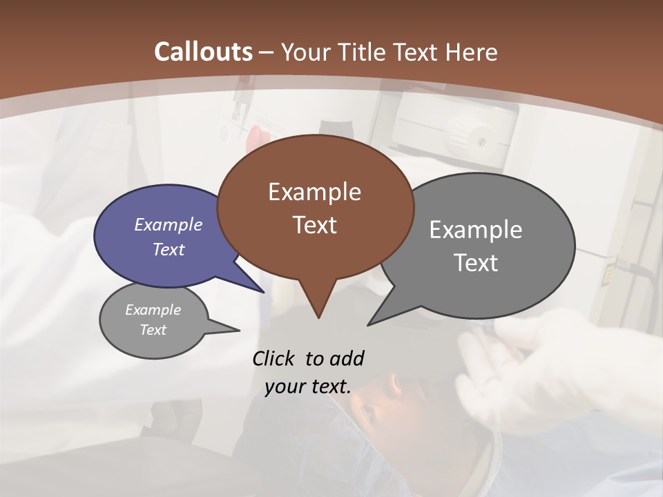 Blue Sky Background Green PowerPoint Template