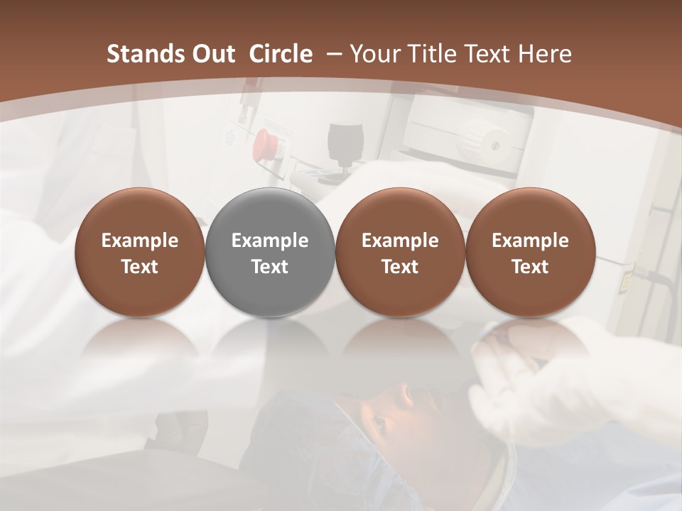 Blue Sky Background Green PowerPoint Template