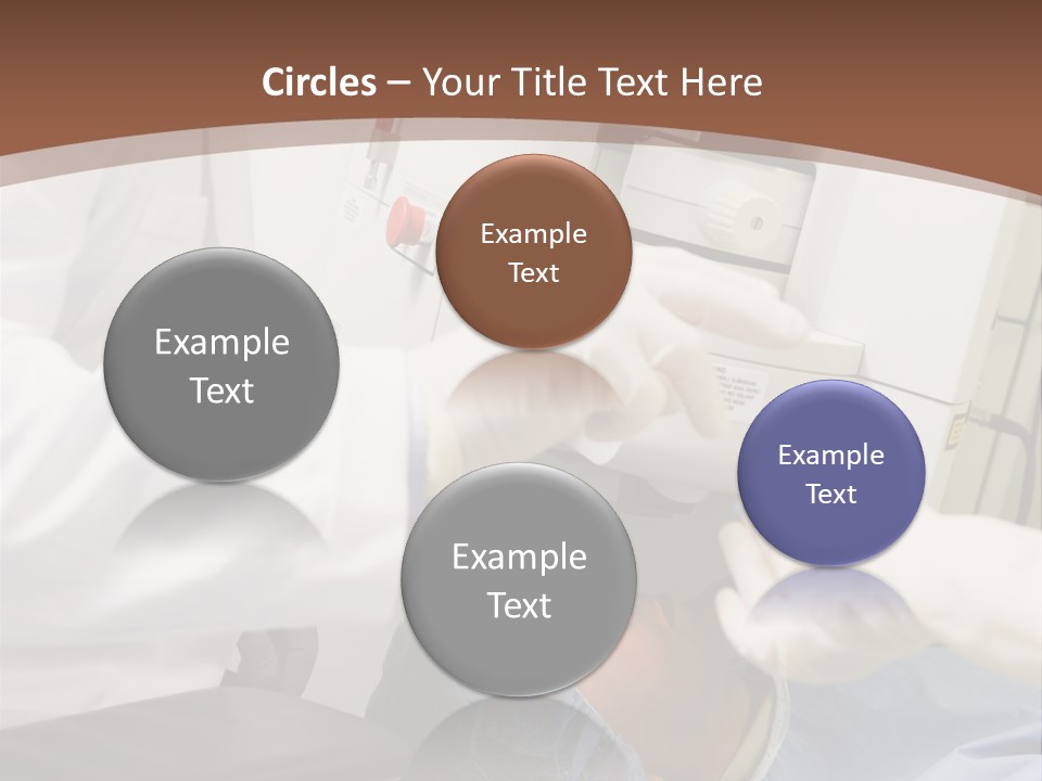 Blue Sky Background Green PowerPoint Template