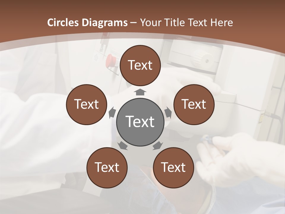 Blue Sky Background Green PowerPoint Template