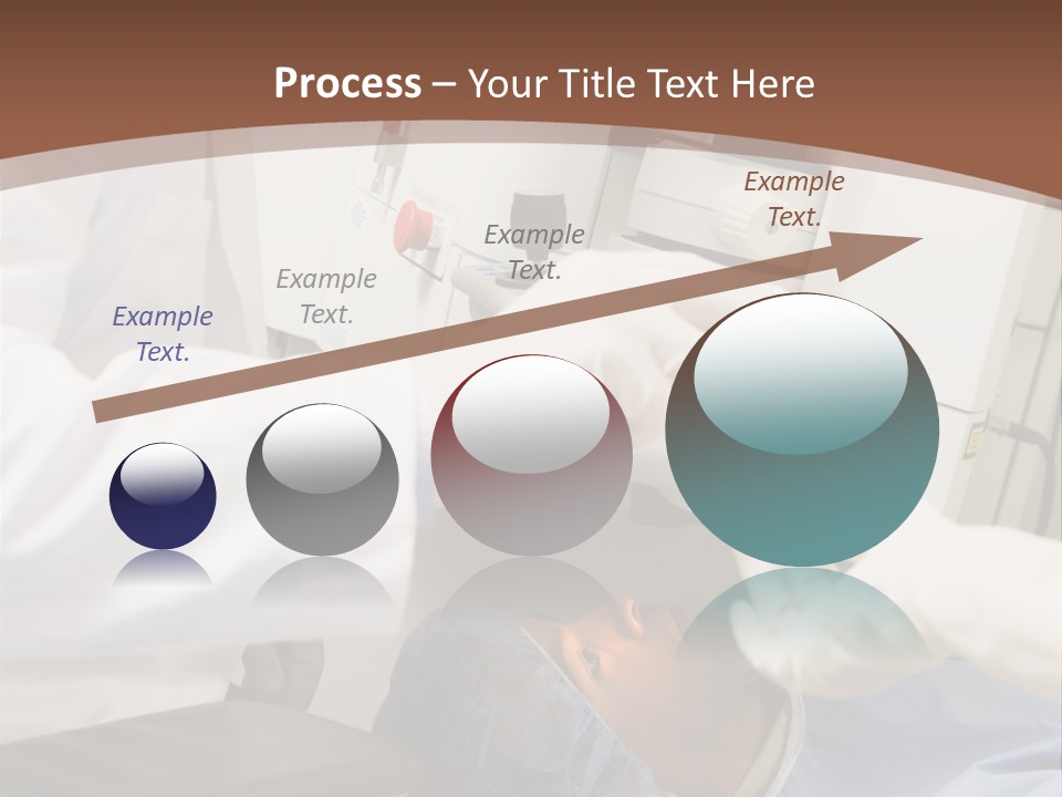 Blue Sky Background Green PowerPoint Template