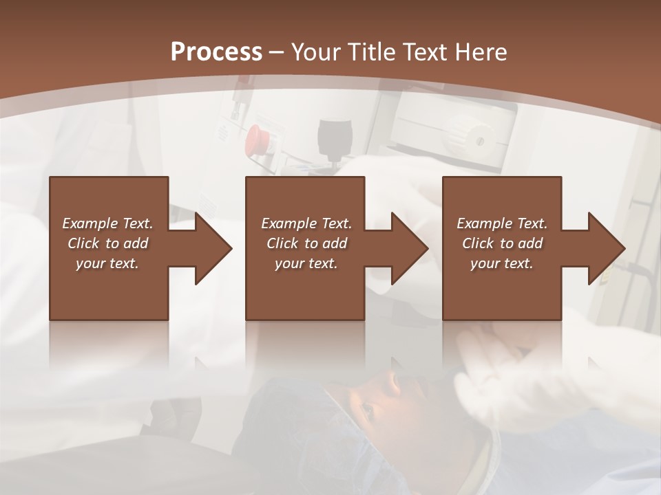 Blue Sky Background Green PowerPoint Template