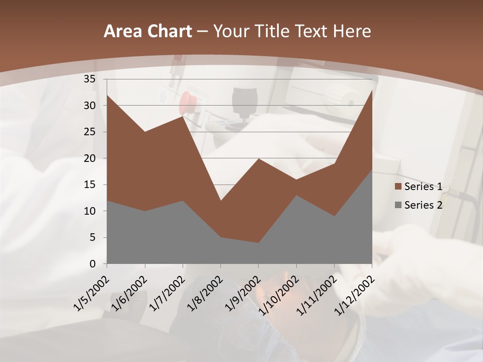 Blue Sky Background Green PowerPoint Template