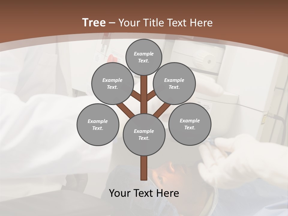 Blue Sky Background Green PowerPoint Template