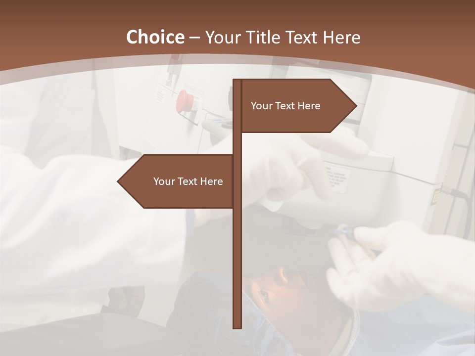 Blue Sky Background Green PowerPoint Template