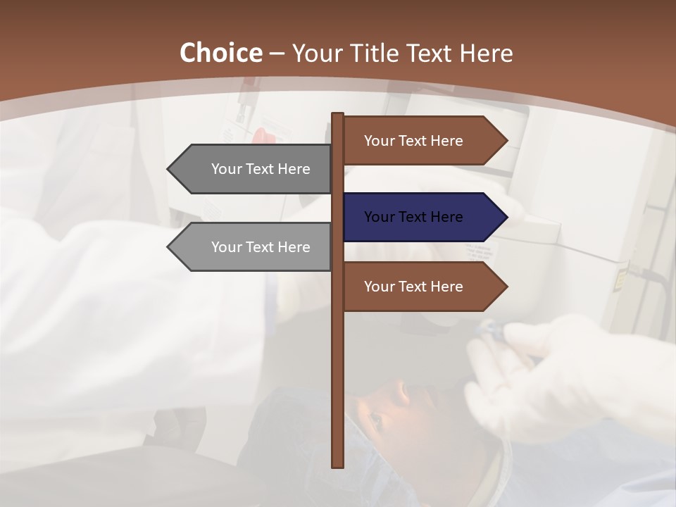 Blue Sky Background Green PowerPoint Template