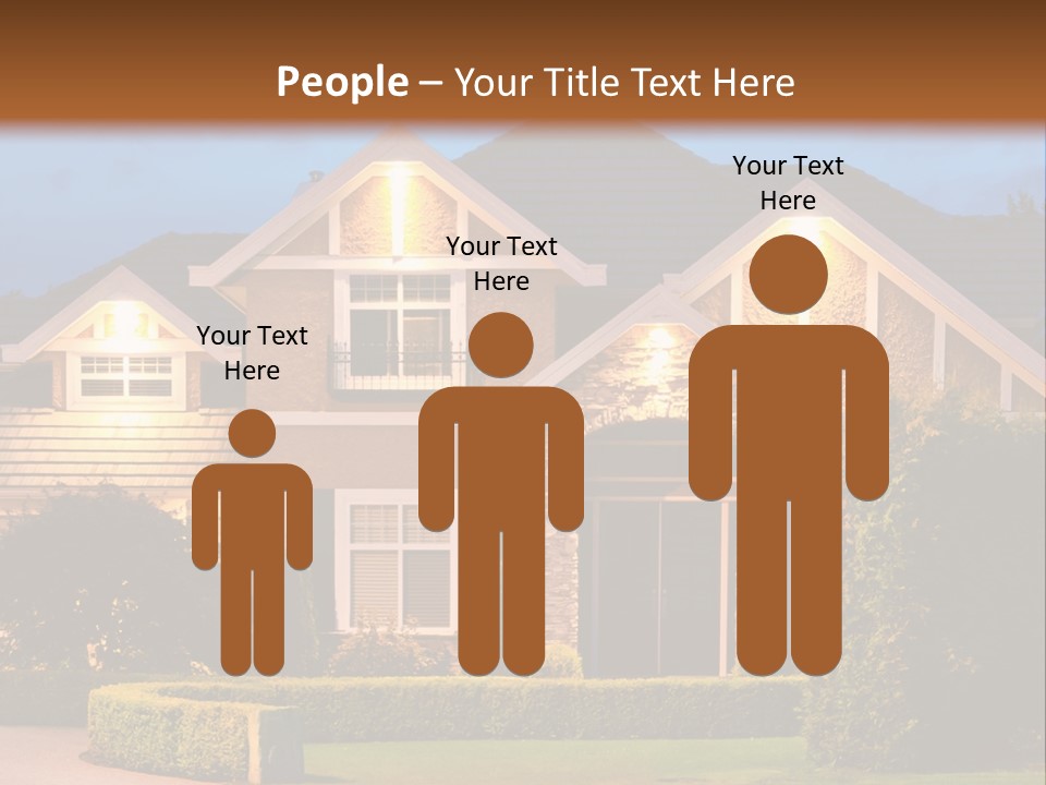 Man Background Green PowerPoint Template