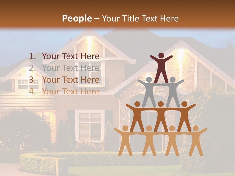 Man Background Green PowerPoint Template