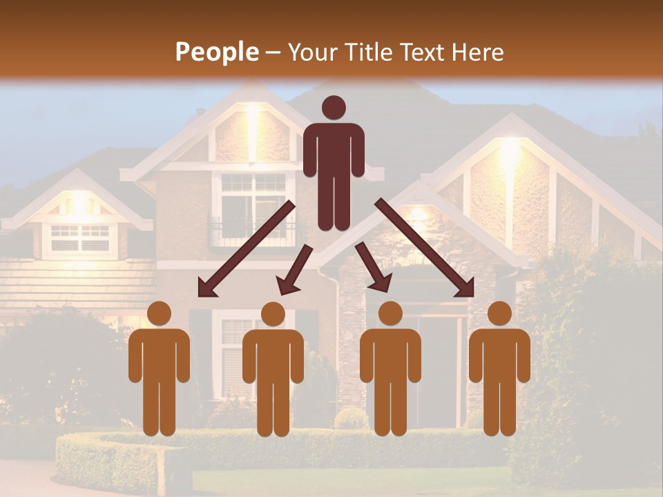 Man Background Green PowerPoint Template