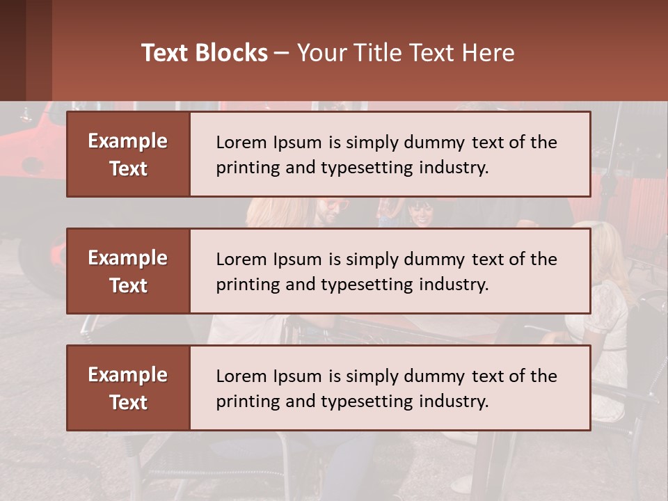 Holding Lawn Construct PowerPoint Template