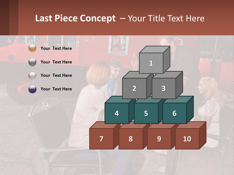 Holding Lawn Construct PowerPoint Template