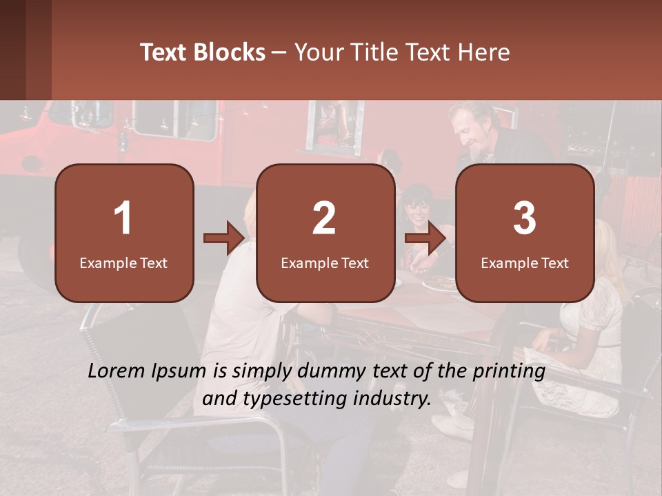 Holding Lawn Construct PowerPoint Template