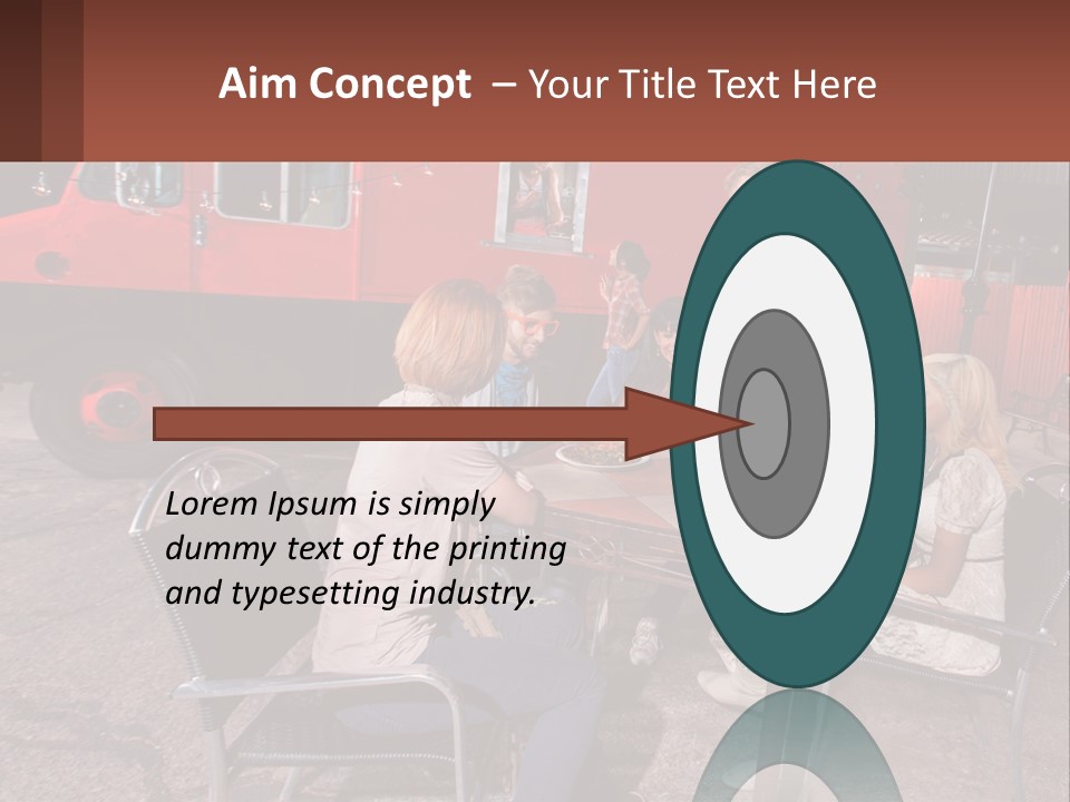 Holding Lawn Construct PowerPoint Template