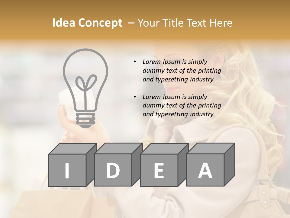 Man Sale Architect PowerPoint Template