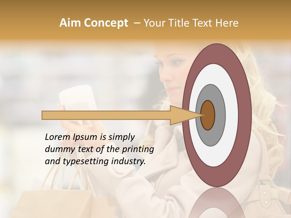 Man Sale Architect PowerPoint Template