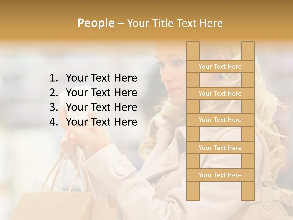 Man Sale Architect PowerPoint Template