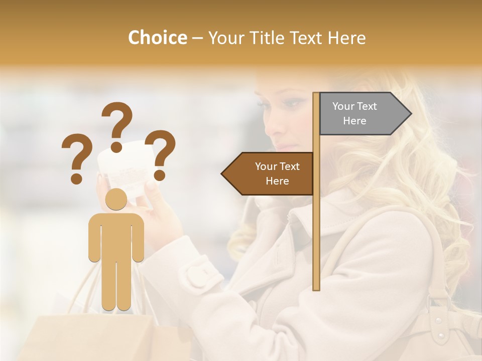 Man Sale Architect PowerPoint Template