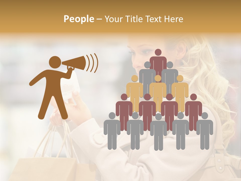 Man Sale Architect PowerPoint Template